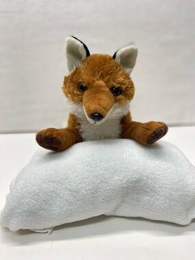 Wildlife Artist Red Fox Plush Stuffed Animal Realistic Toy Soft Brown White